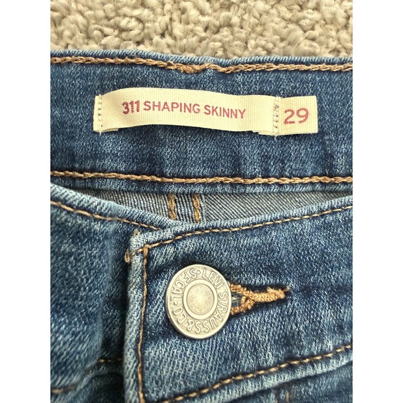 Levi Strauss 311 Shaping Skinny Jeans Women Blue Denim Size 29 - Picture 5 of 5